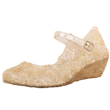 Load image into Gallery viewer, Toddler Infant Kids Baby Girls Wedge Cosplay Party Single Princess Shoes Sandals Children High Heel Girls Shoes Performance prop