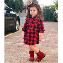 Load image into Gallery viewer, Pretty Plaid Print Dress
