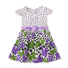 Load image into Gallery viewer, Polka Dot with Butterfly Print Dress
