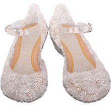 Load image into Gallery viewer, Toddler Infant Kids Baby Girls Wedge Cosplay Party Single Princess Shoes Sandals Children High Heel Girls Shoes Performance prop
